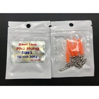 VỈ 5 KHÓA LINK LURE PHÚ HƯNG [TẶNG CHỐNG LẬT, MẮC]
