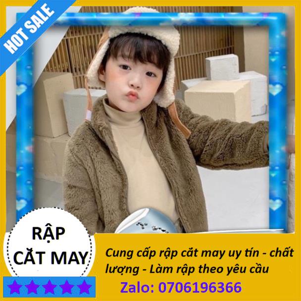 AK01 - Rập giấy cắt may áo khoác lông cho bé size từ 1 - 10 tuổi - Raptrangvy