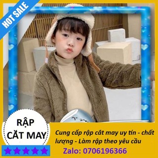 AK01 - Rập giấy cắt may áo khoác lông cho bé size từ 1 - 10 tuổi - Raptrangvy