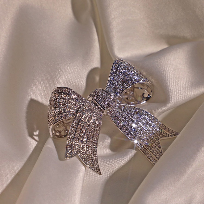 Trâm Cài Áo Hình Nơ Lớn Bằng Hợp Kim Phong Cách retro Thời Trang Cho Nữ Bán Chạy