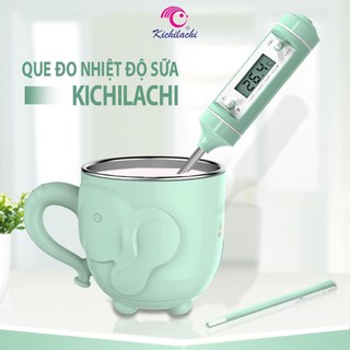 Nhiệt kế Kichi đo nhiệt độ sữa, cháo, nước, chất lỏng an toàn cho bé và gia đình