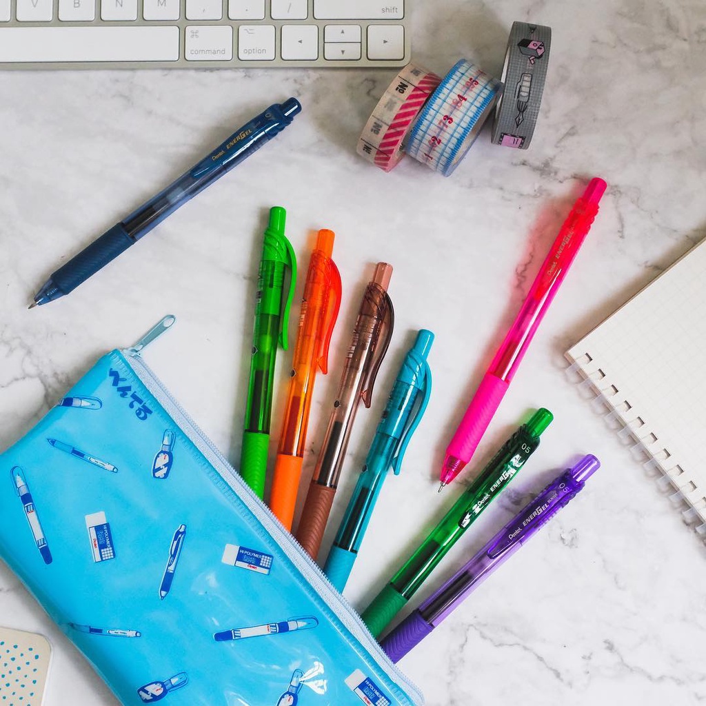 Bút bi gel Pentel Energel X BLN105, 0.5mm