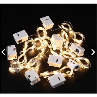 Dây đèn Led dùng pin ,dây đèn đom đóm - Loại Vuông