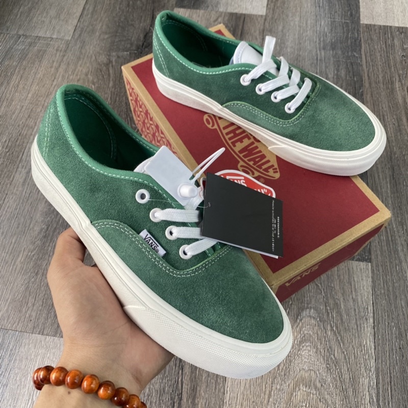 GIÀY VAN.S VAUL GREEN WHITE CLASSIC LAI AU [ FULL BOX + FREE SHIP ]