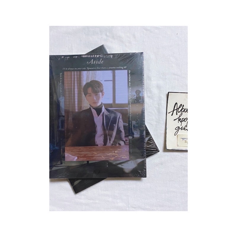 wanna one Yoon Ji Sung 1st mini album Aside nguyên seal như hình.