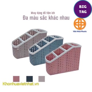 Kệ bút 4 ngăn nhựa Việt Nhật, ống đựng bút đựng điều khiển 4 ngăn 5696