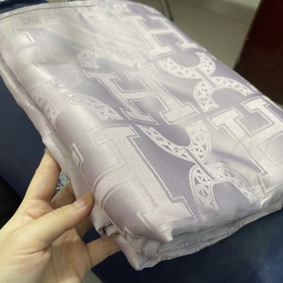 Ga gối lụa vân chìm thương hiệu, set 3 món ga gối lụa