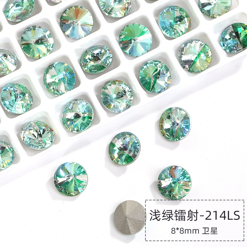 Mới Mũi Khoan Vệ Tinh K9 Đính Đá Trang Trí Móng Tay DIY 10pcs