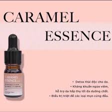 Tinh chất NGỪA MỤN XOÁ THÂM detox CARAMEL 5ml Serum Caramel Essence Nhật Bản 💜