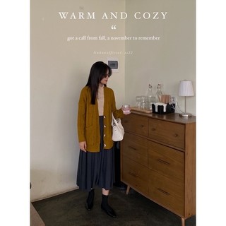 /𝙇𝙞𝙣𝙝𝙖𝙣𝙤𝙛𝙛𝙞𝙘𝙞𝙖𝙡/ áo cardigan len vặn thừng🇰🇷
