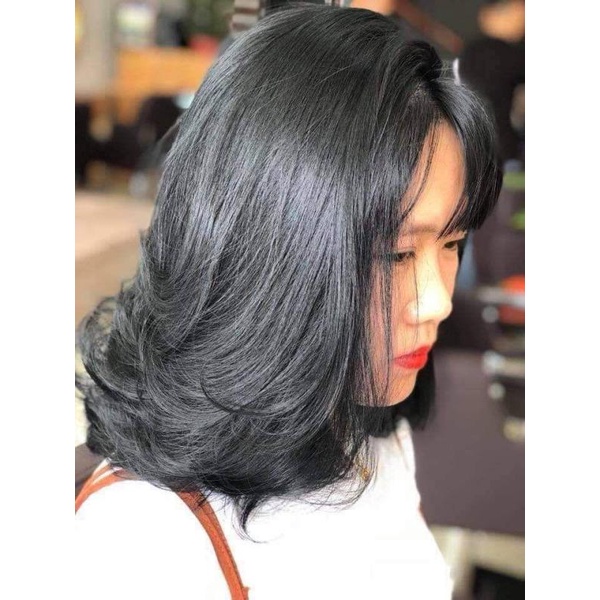 Thuốc Nhuộm Tóc Màu THAN CHÌ Không Tẩy | lên tôn sáng da có oxi tặng kèm