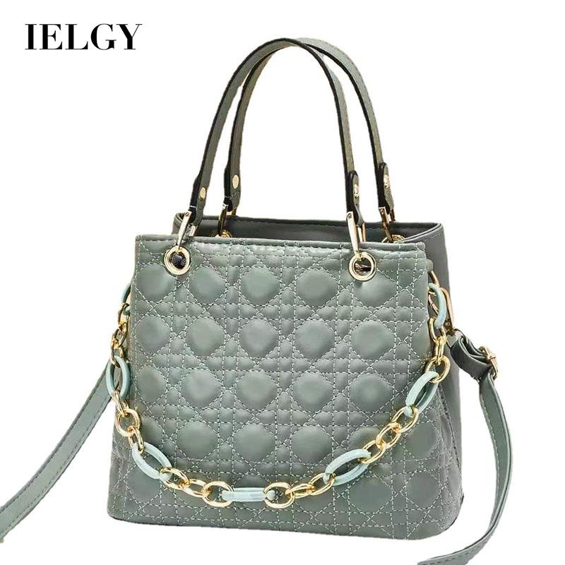 Ielgy Túi Xách Đeo Vai Sức Chứa Lớn Đa Năng Thanh Lịch Và Sang Trọng Cho Nữ
