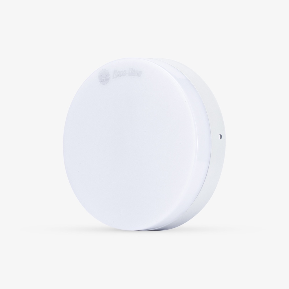 Đèn Led Ốp Trần RẠNG ĐÔNG LN12N không viền, đế nhựa, thiết kế tràn viền góc chiếu rộng, mã LN12N