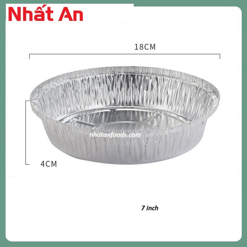 Khuôn giấy bạc tròn cho nồi chiên không dầu 10 (cái Có 3 size)