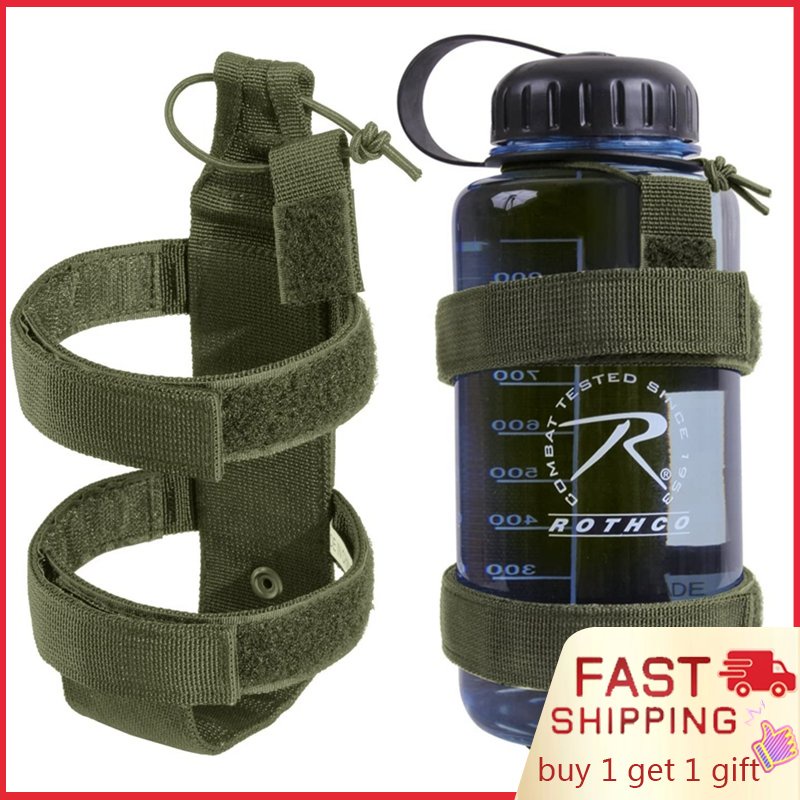 Giá Đỡ Bình Nước Molle Gọn Nhẹ Di Động Có Thể Điều Chỉnh Cho Hoạt Động Ngoài Trời