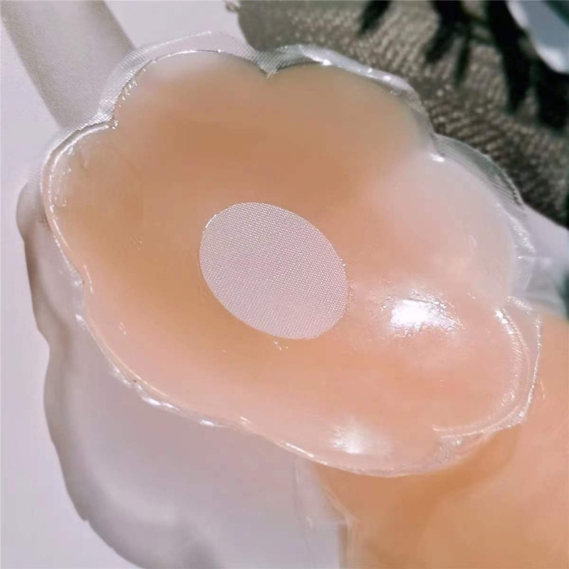 Miếng Dán Ngực Silicone Màu Trơn Chống Trầy Xước Cho Nữ