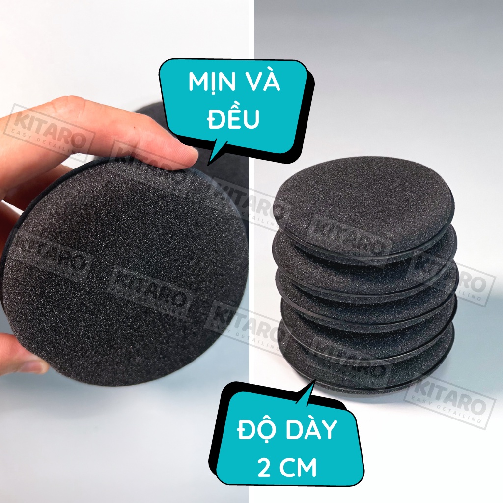 Mút Xốp Thoa Dưỡng Sơn Đánh Bóng Xe Ô Tô, Xe Máy