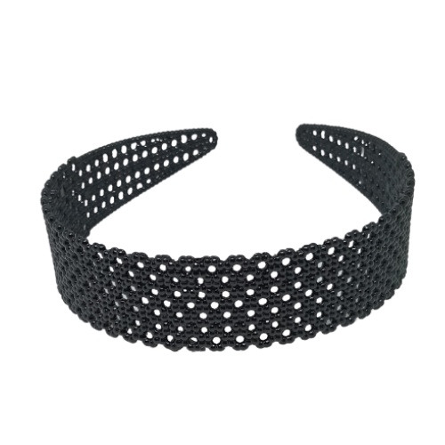 Cài tóc mai lưới màu đen bằng nhựa thời trang