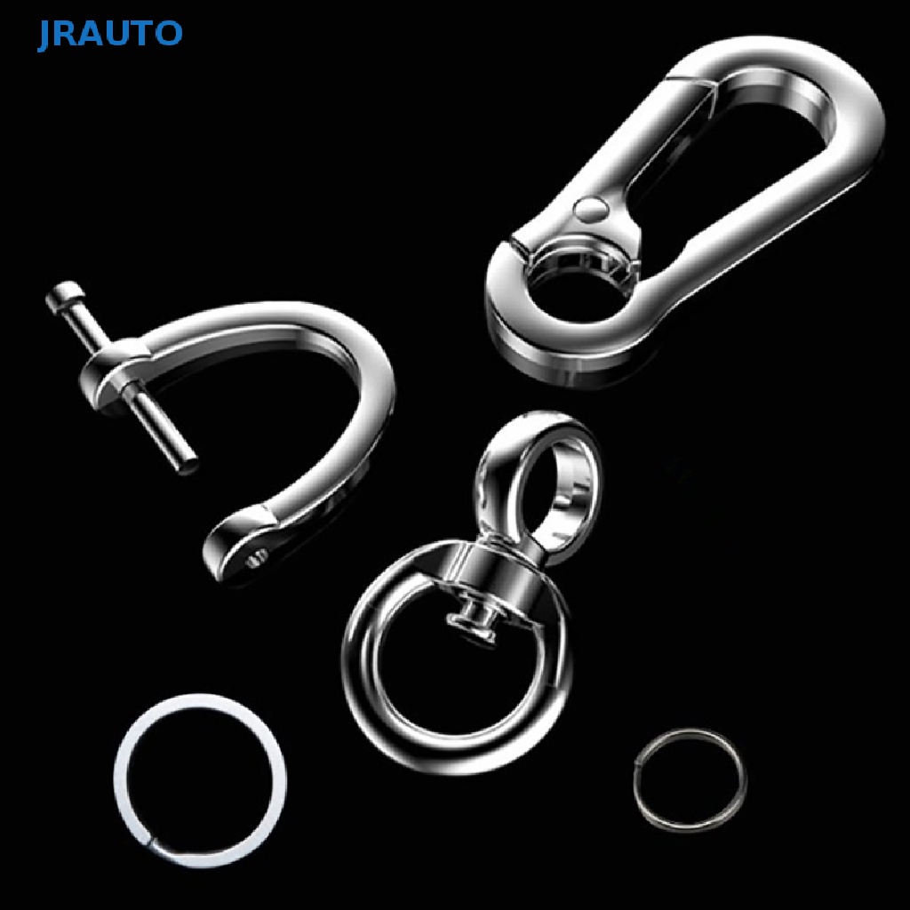 Móc Khóa Đeo Thắt Lưng Bằng Thép Không Gỉ Chống Thất Lạc Cho Xe Hơi