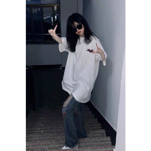 NRVP Áo Thun Unisex Mùa Hè Dáng Suông Tay Cộc Phong Cách Hàn Quốc Cho Nam Nữ