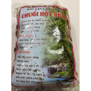 Chuối Hột Rừng Khô 1kg/Bịch