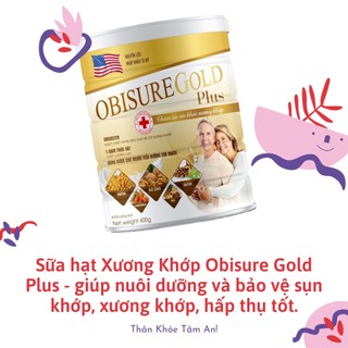 Sữa hạt xương khớp Obisure Gold Plus - giúp xương khỏe dẻo dai, linh hoạt
