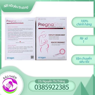 pregnasitol hỗ trợ sinh sản nữ hộp 60 gói