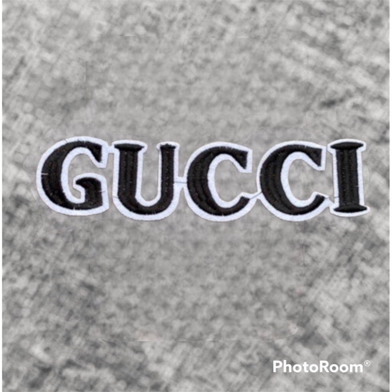 Sticker logo thêu GUCCI  to đẹp