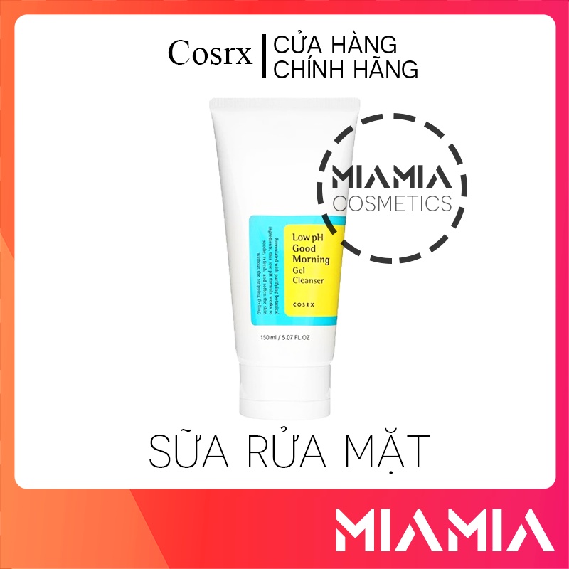 Sữa Rửa Mặt Cosrx Low Ph Good Morning Gel Cleanser Chính Hãng - Sữa Rửa Mặt Dành Cho Da Dầu