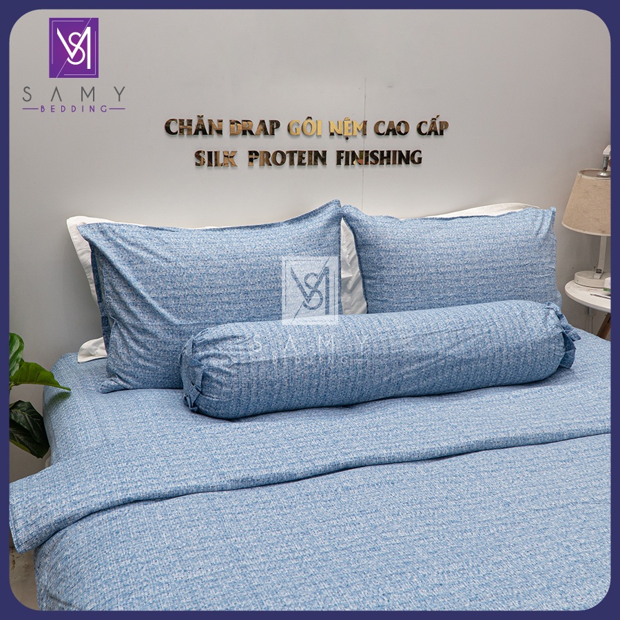 Bộ Chăn Ga Gối Lụa Modal Luxury Bamsilk SAMY BEDDING Vải Modal Mát Mịn Với Khả Năng Kháng Khuẩn