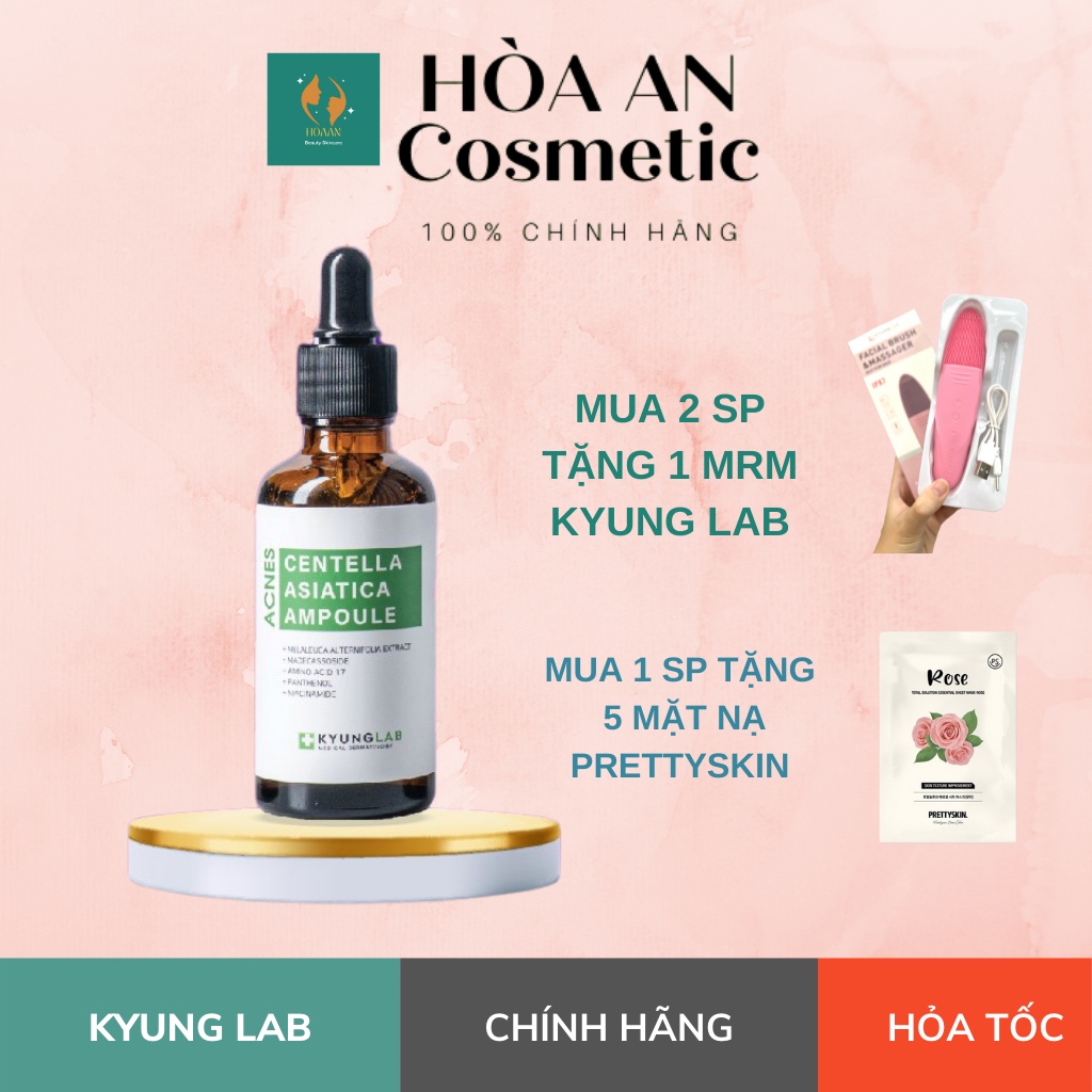 Tinh chất serum ngăn ngừa mụn,giảm mụn Kyung Lab Acnes Centella Asiatica Ampoule 50ml