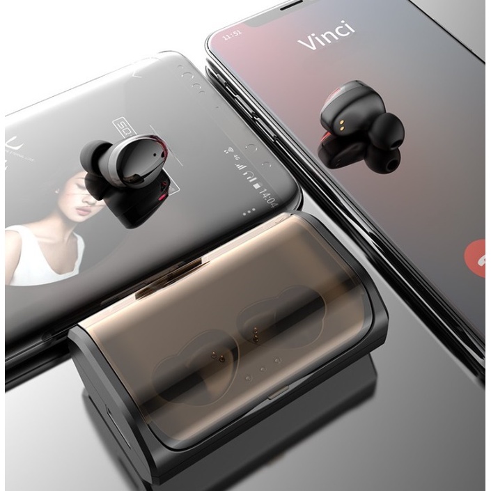 Tai Nghe Bluetooth Không Dây The Deosd TWS Micro Ghi Âm TD-D200S