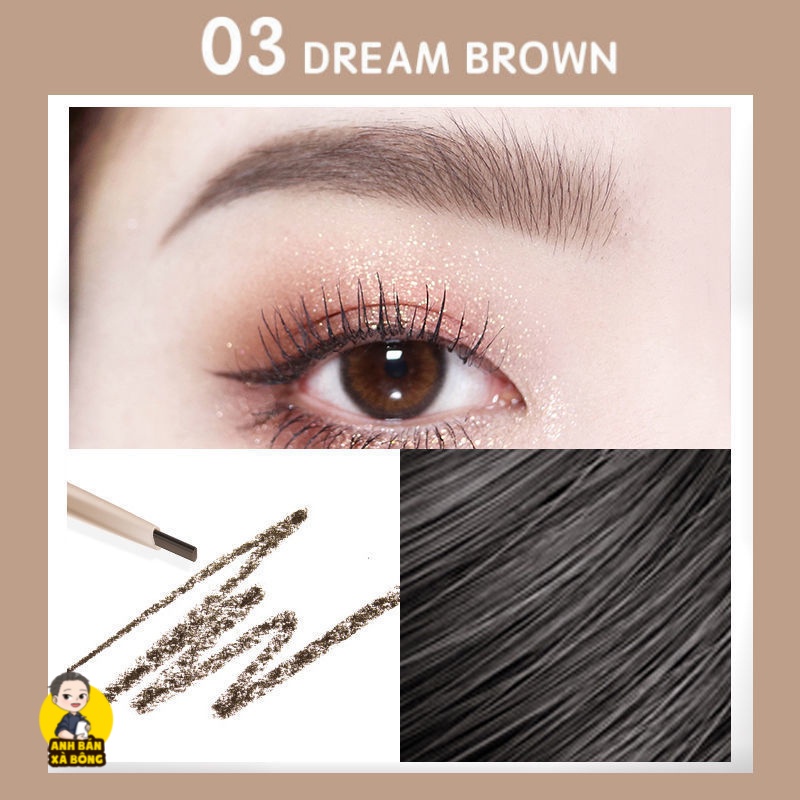 Bút Chì Kẻ Mày Hai Đầu NOVO Ultra Fine Eyebrow Pencil 5518