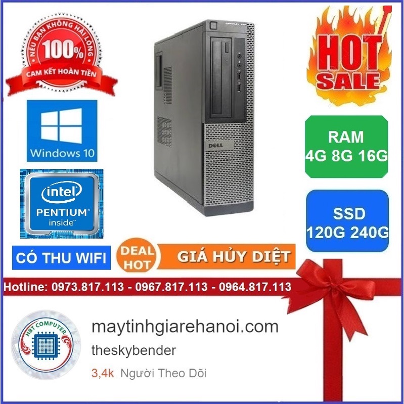Case vi tính đồng bộ CPU G620 siêu bền cực đẹp giá rẻ kết nối wifi internet không dây full cấu hình tùy chọn