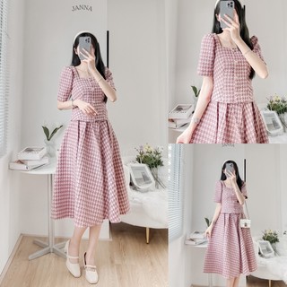 Set váy tiểu thư Ulzzang 2 món cao cấp - MS05 - Janna house