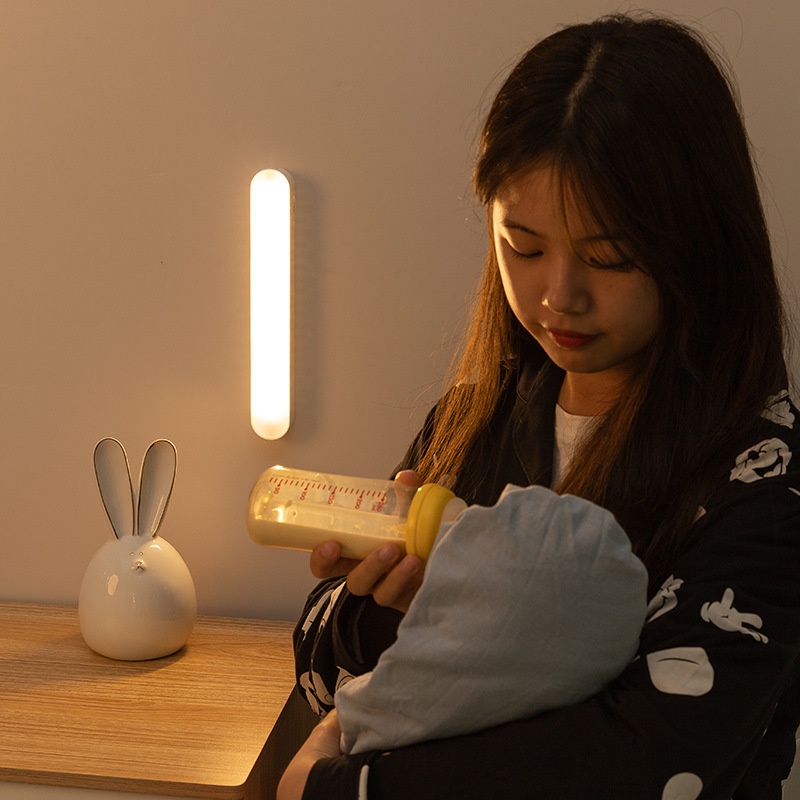Đèn học đọc sách tích điện có remote, đèn led cảm ứng thông minh gắn bàn học, bàn trang điểm, phòng ngủ đa năng