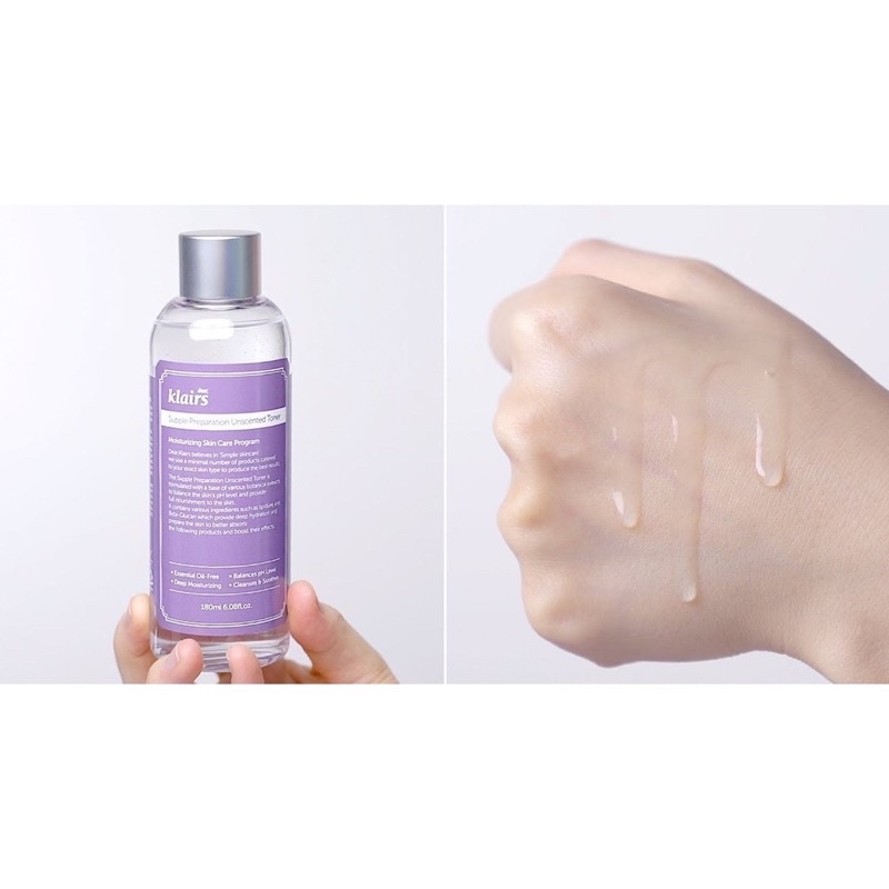 Nước hoa hồng dear klairs supple preparation toner