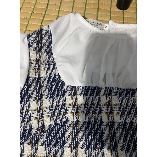 Pass Áo babydoll phối dạ kẻ siêu xinh