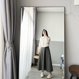 CHÂN VÁY XOÈ KẺ BE