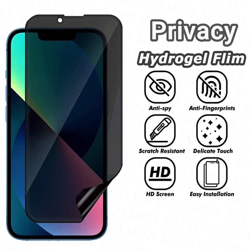 Miếng Dán Bảo Vệ Màn Hình Chống Nhìn Trộm Cho iphone 15 14 13 12 11 pro max x xs max xr