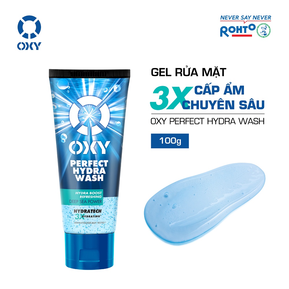 Gel rửa mặt sạch sâu sảng khoái Oxy Perfect Hydra Wash Gel 100g