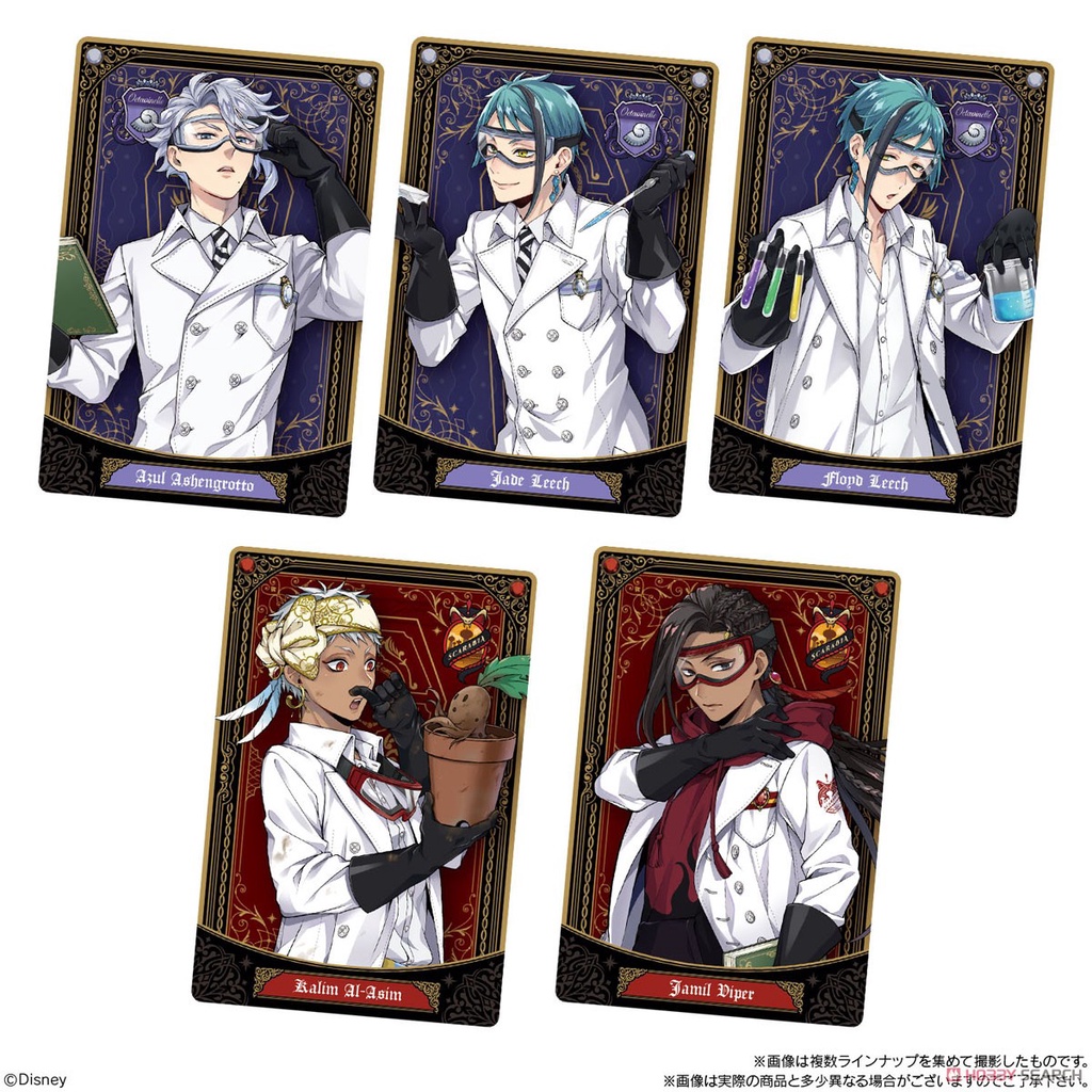 Thẻ sưu tầm bóc bánh Disney: Twisted-Wonderland Wafer 3 Shokugan chính hãng Nhật Bản