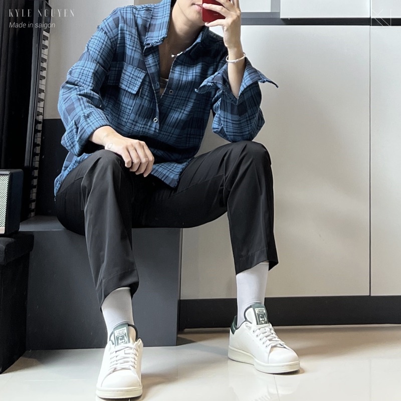 ÁO SƠMI CARO 2 OVERSIZE - OUTLINE SHIRT'S KN