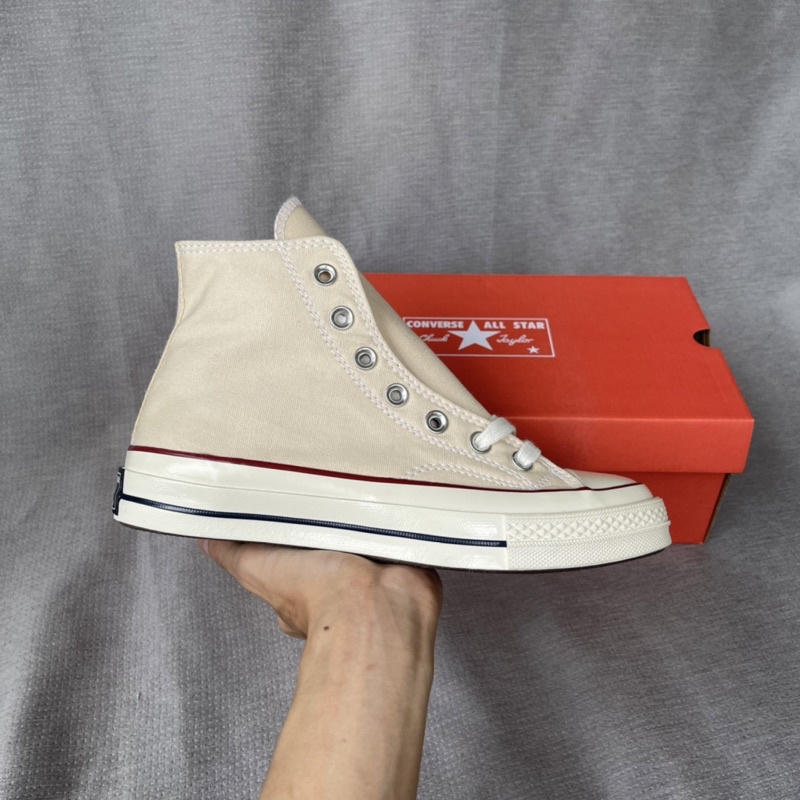 Cv 1970s màu kem cổ cao, giày thể thao sneaker hàng cao cấp 11 full box, ảnh thật chi tiết