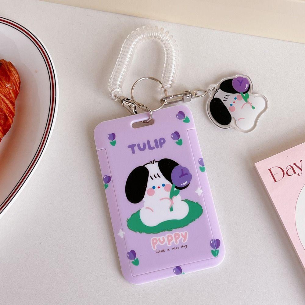 Ví Đựng Thẻ / Chìa Khóa Họa Tiết Hoạt Hình Động Vật Dễ Thương Cho Học Sinh Giá Đỡ