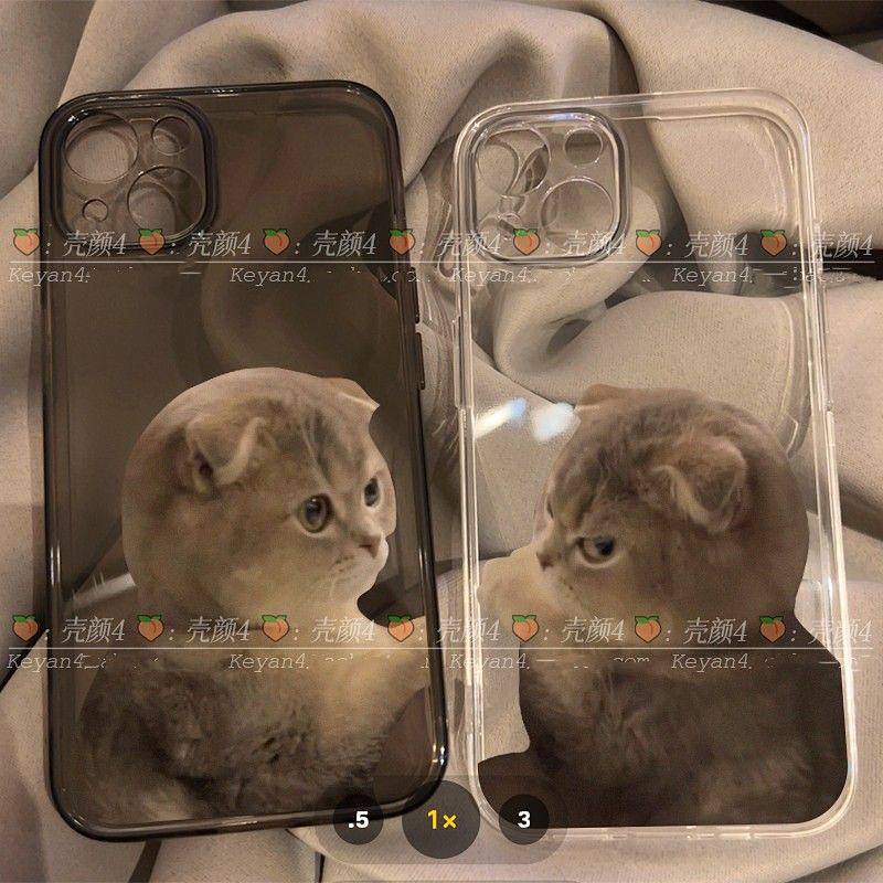 Ốp điện thoại silicone mềm hình chú mèo dễ thương và vui nhộn thích hợp cho iphone 14 13promax 12 11 x xs xsmax xr