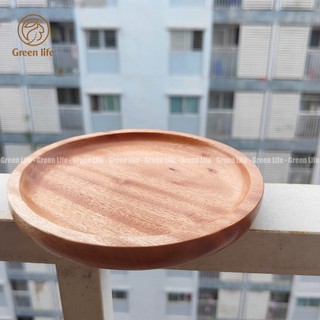 Đĩa gỗ Xà Cừ tròn size lớn