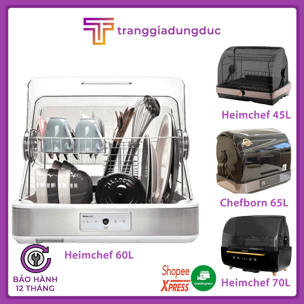 Máy sấy và tiệt trùng chén bát Heimchef , sấy bát heimchef [HÀNG HÀN QUỐC]