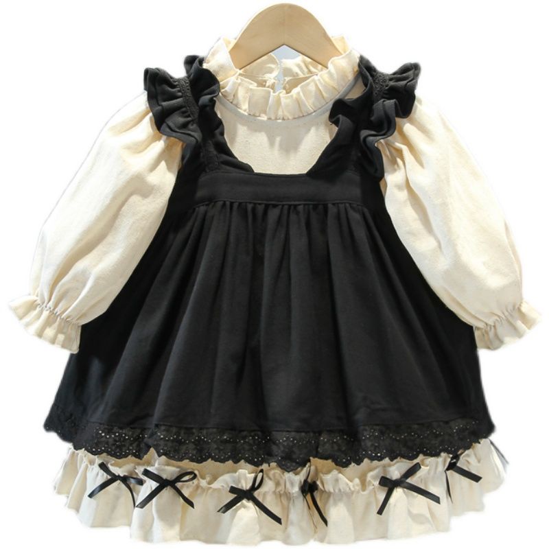 Đầm Công Chúa lolita Thời Trang Xuân Thu Cho Bé Gái