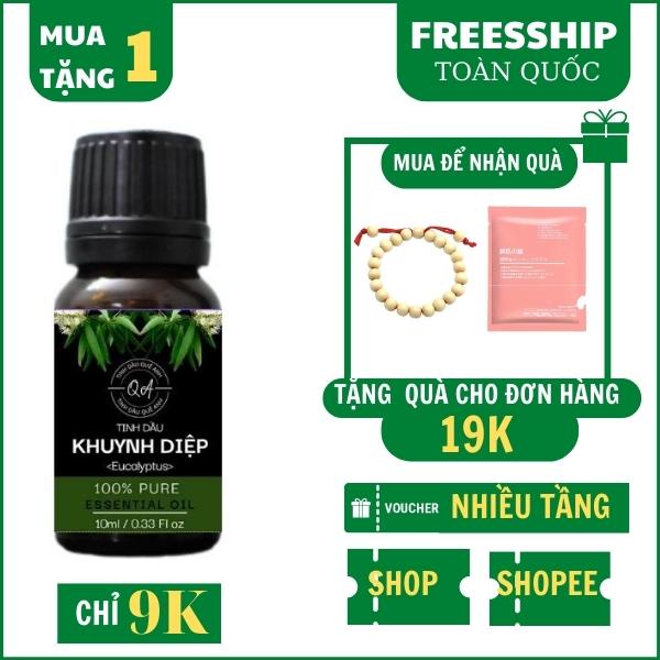 Tinh dầu xông phòng sả chanh khuynh diệp khử mùi thơm phòng ngủ 10ml